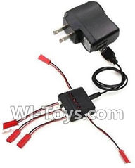 Wltoys V686 V686G V686K parts-14 Upgrade 1-to-5 charger with balance charger & USB-to-Socket Conversion plug For Wltoys V686 V686G Quadcopter parts,V686 Drone Spare parts